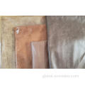 Knitted Leather Like Sofa Fabric Knitted Bronzed Leather Like Fabric for Sofa Furinture Manufactory